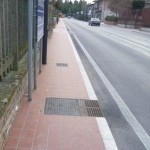 marciapiede di via mazzini