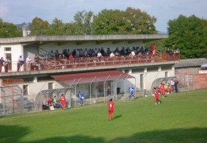 le tribune del vecchio campo sportivo